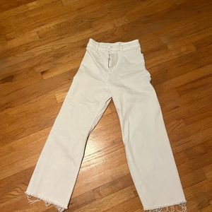 zara marine straight jeans